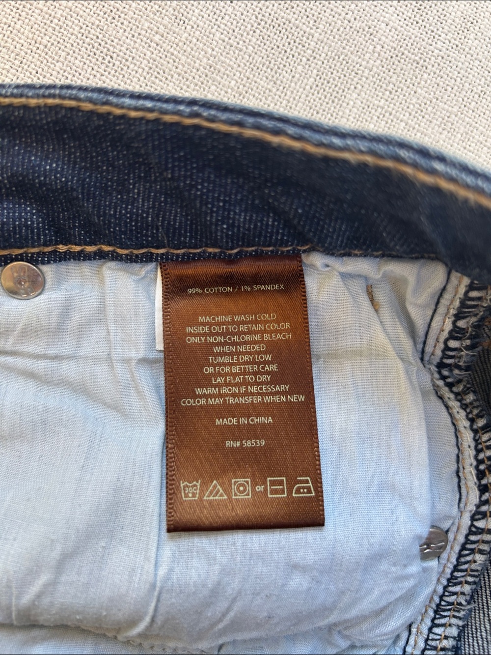 Kut from the Kloth Dark Blue Raw Hem Denim Shorts - Picture 4 of 5